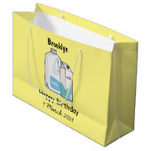 Voorbeeld melkcartoon groot cadeauzakje (Voorkant Gekanteld)