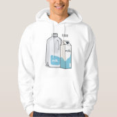 Voorbeeld melkcartoon hoodie (Voorkant)