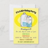 Voorbeeld melkcartoon kaart (Voorkant)