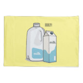 Voorbeeld melkcartoon kussensloop (Achterkant)