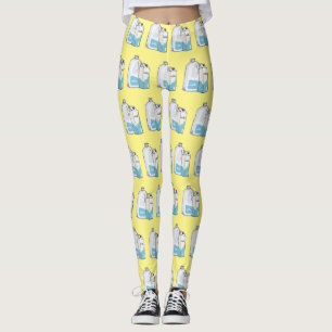 Voorbeeld melkcartoon leggings