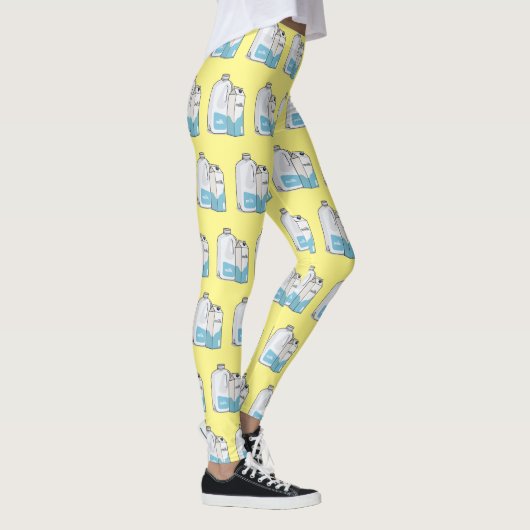 Voorbeeld melkcartoon leggings (Rechts)