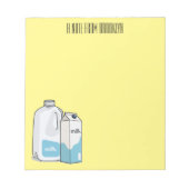 Voorbeeld melkcartoon notitieblok (Voorkant)