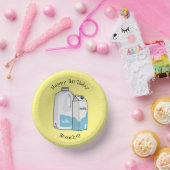 Voorbeeld melkcartoon papieren kommen (Feest)