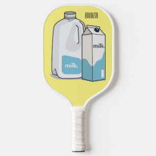 Voorbeeld melkcartoon pickleball paddle