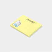 Voorbeeld melkcartoon post-it® notes (Schuin)