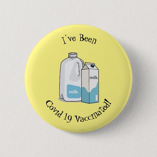 Voorbeeld melkcartoon ronde button 5,7 cm (Voorkant)