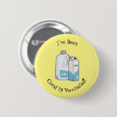 Voorbeeld melkcartoon ronde button 5,7 cm (Voorkant /achterkant)