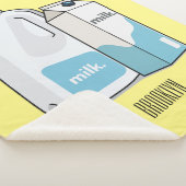 Voorbeeld melkcartoon sherpa deken (3/4)