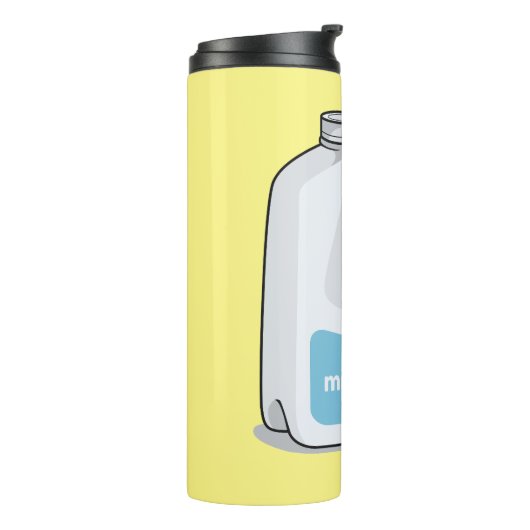 Voorbeeld melkcartoon thermosbeker (Gedraaid links)