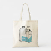 Voorbeeld melkcartoon tote bag (Achterkant)