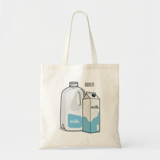 Voorbeeld melkcartoon tote bag (Voorkant)
