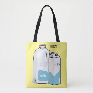 Voorbeeld melkcartoon tote bag