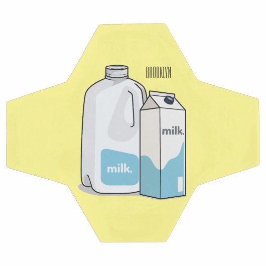 Voorbeeld melkcartoon voetbal (Enkel)