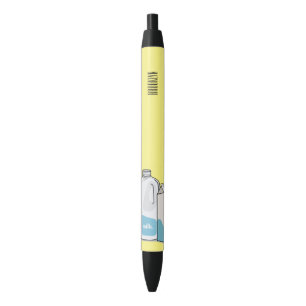 Voorbeeld melkcartoon zwarte inkt pen