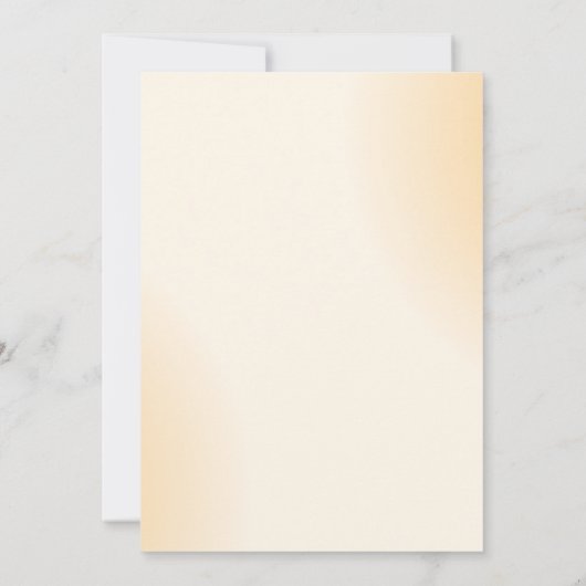 Voorbeeld minimalistisch crème-typografie bruiloft kaart (Achterkant)