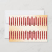 Voorbeeld Minimalistische herfst crème typografie  RSVP Kaartje (Achterkant)