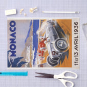  voorbeeld Monaco Car Racing Tissuepapier (Craft)