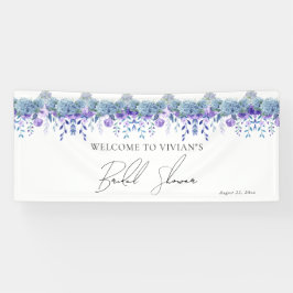 Voorbeeld Paarse Bloemetuin Bruiloft Bridal Shower Spandoek