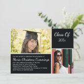 Voorbeeld Scholar Graduation Party uitnodiging (Staand voorkant)