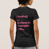 Voorbeeld..., sieraden, ...door genoway des... t-shirt (Achterkant)