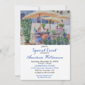 VOORBEELD SUMMER PATIO PARTY INVITE KAART (Voorkant)