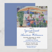 VOORBEELD SUMMER PATIO PARTY INVITE KAART (Voorkant / Achterkant)