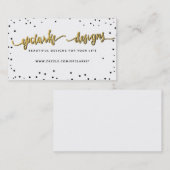 Voorbeeld van aangepaste zakelijke Logo Visitekaartje (Voorkant / Achterkant)