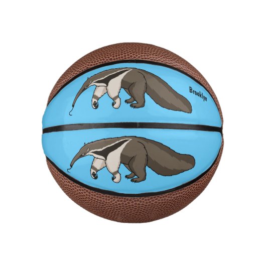 Voorbeeld van anteater happy cartoon basketbal (Voorkant)