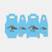 Voorbeeld van anteater happy cartoon bedankdoosjes (Uitgevouwen)