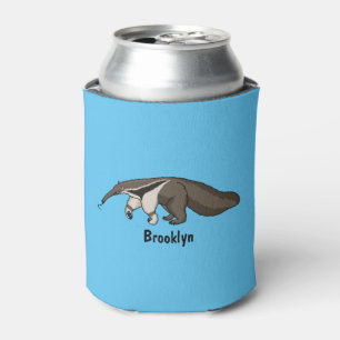 Voorbeeld van anteater happy cartoon blikjeskoeler