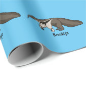Voorbeeld van anteater happy cartoon cadeaupapier (Rol Hoek)
