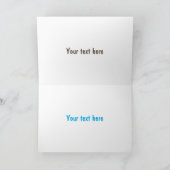 Voorbeeld van anteater happy cartoon kaart (Binnen)