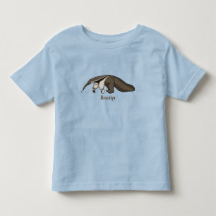 Voorbeeld van anteater happy cartoon kinder shirts