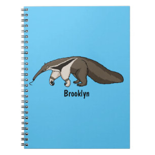 Voorbeeld van anteater happy cartoon notitieboek