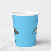 Voorbeeld van anteater happy cartoon papieren bekers (Links)
