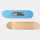 Voorbeeld van anteater happy cartoon persoonlijk skateboard (Horizontaal)
