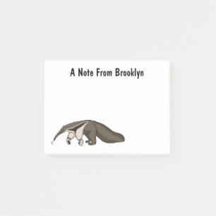 Voorbeeld van anteater happy cartoon post-it® notes