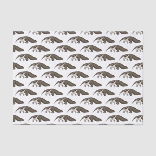 Voorbeeld van anteater happy cartoon tissuepapier (Voorkant)