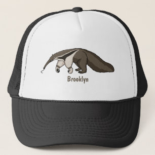 Voorbeeld van anteater happy cartoon trucker pet
