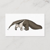 Voorbeeld van anteater happy cartoon visitekaartje (Achterkant)