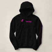 Voorbeeld van borstkanker Lange hoes Hoodie (Design voorkant)