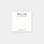 Voorbeeld van Business Logo Post-it® notes (Voorkant)