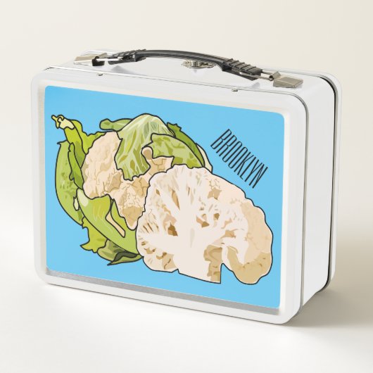 Voorbeeld van cartoon met bloemkool (Achterkant)