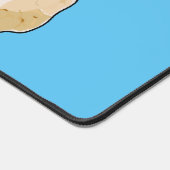 Voorbeeld van cartoon met bloemkool bureaumat (Hoek)