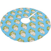 Voorbeeld van cartoon met bloemkool kerstboom rok (Gekanteld)