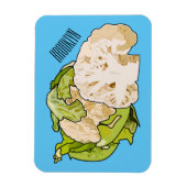 Voorbeeld van cartoon met bloemkool magneet (Verticaal)