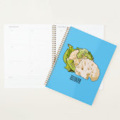 Voorbeeld van cartoon met bloemkool planner (Display)
