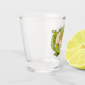 Voorbeeld van cartoon met bloemkool shot glas (Links)