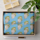 Voorbeeld van cartoon met bloemkool tissuepapier (Geschenk)